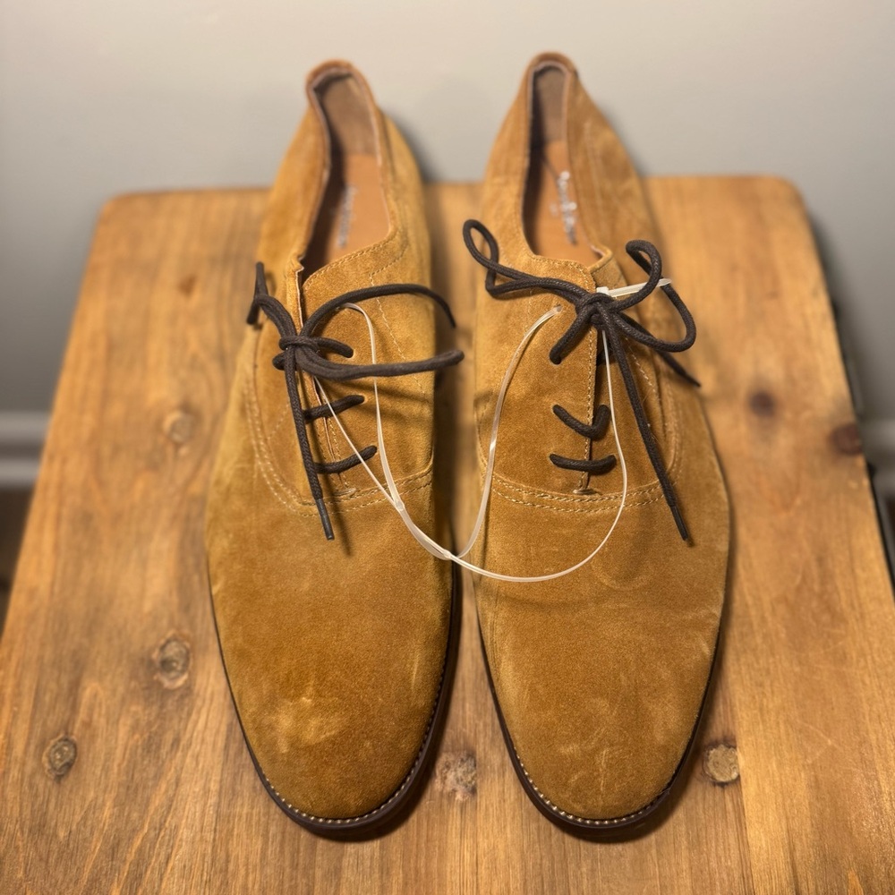 GOODFELLOW Mens Genuine Suede Oxford Shoes, sz 13 NWOT